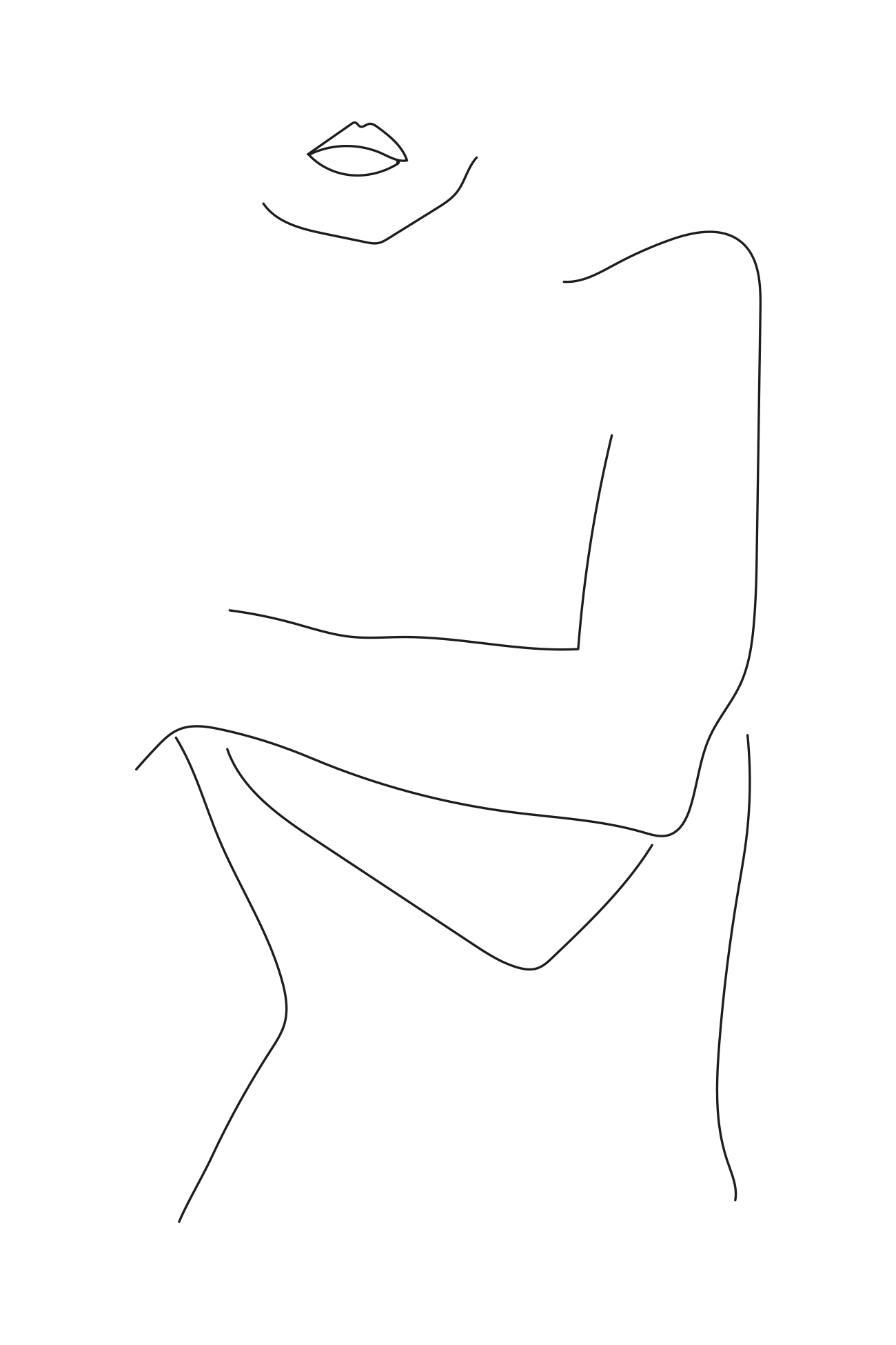 female body outline
