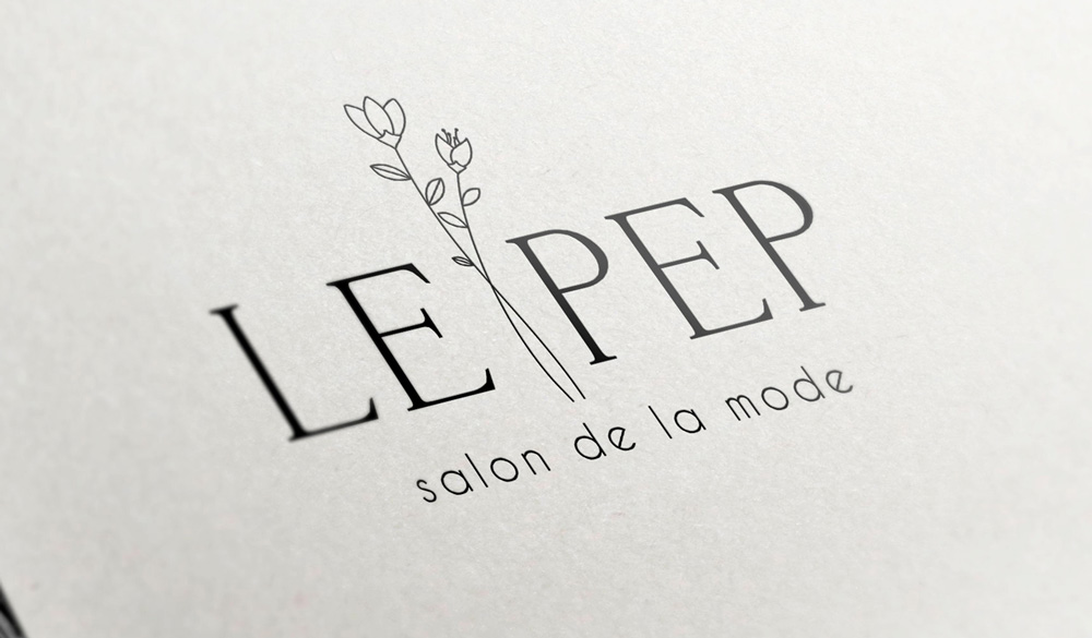 logo artwork and website design branding illustration for Le Pep made by Poppyonto